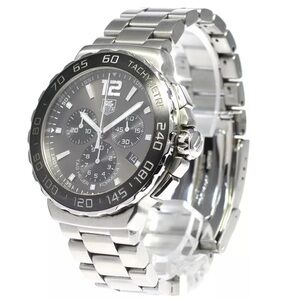 Tag Heuer Silver and Black Men's Watch